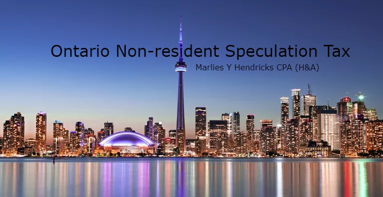 Ontario Non-Resident Speculation Tax (NRST) increased to 25% effective October 25, 2022 Image